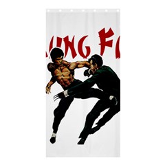 Kung Fu  Shower Curtain 36  X 72  (stall)  by Valentinaart