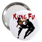 Kung Fu  3  Handbag Mirrors Front