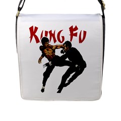 Kung Fu  Flap Messenger Bag (l) 