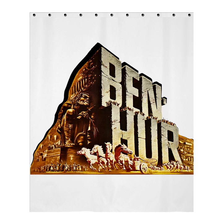 Ben Hur Shower Curtain 60  x 72  (Medium) 