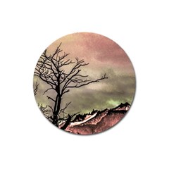 Fantasy Landscape Illustration Magnet 3  (round) by dflcprints