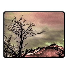 Fantasy Landscape Illustration Double Sided Fleece Blanket (small)  by dflcprints