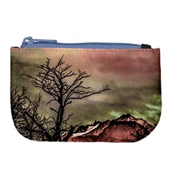 Fantasy Landscape Illustration Large Coin Purse by dflcprints