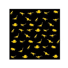 Dinosaurs Pattern Small Satin Scarf (square) by ValentinaDesign