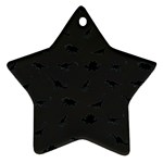 Dinosaurs pattern Star Ornament (Two Sides) Back