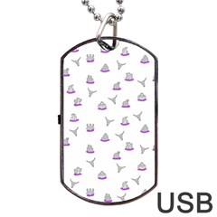 Cactus pattern Dog Tag USB Flash (Two Sides)