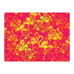 Flamingo Pattern Double Sided Flano Blanket (mini) 