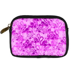 Flamingo Pattern Digital Camera Cases by ValentinaDesign