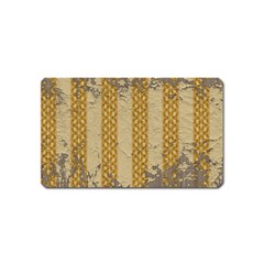 Wall Paper Old Line Vertical Magnet (name Card) by Mariart