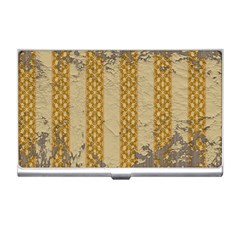 Wall Paper Old Line Vertical Business Card Holders by Mariart