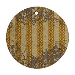 Wall Paper Old Line Vertical Round Ornament (two Sides) by Mariart