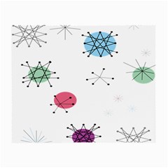 Atomic Starbursts Circle Line Polka Small Glasses Cloth by Mariart