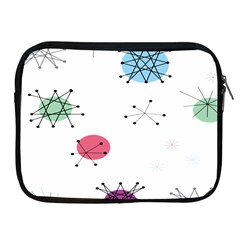 Atomic Starbursts Circle Line Polka Apple Ipad 2/3/4 Zipper Cases