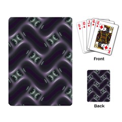Closeup Purple Line Playing Card