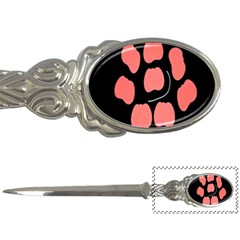 Craft Pink Black Polka Spot Letter Openers by Mariart