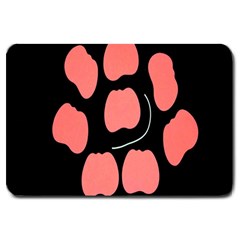 Craft Pink Black Polka Spot Large Doormat 