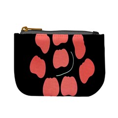 Craft Pink Black Polka Spot Mini Coin Purses by Mariart