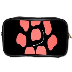 Craft Pink Black Polka Spot Toiletries Bags 2-side