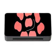 Craft Pink Black Polka Spot Memory Card Reader With Cf