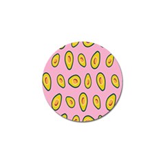 Fruit Avocado Green Pink Yellow Golf Ball Marker (10 Pack)