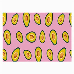 Fruit Avocado Green Pink Yellow Large Glasses Cloth (2-side)