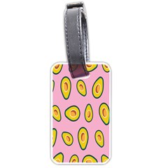 Fruit Avocado Green Pink Yellow Luggage Tags (two Sides)