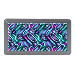 Circle Purple Green Wave Chevron Waves Memory Card Reader (Mini)