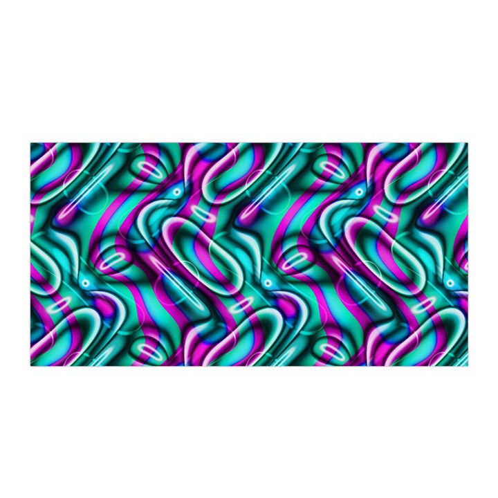 Circle Purple Green Wave Chevron Waves Satin Wrap