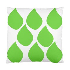 Green Water Rain Standard Cushion Case (Two Sides)