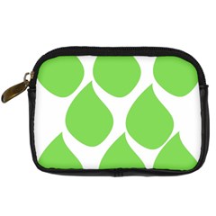 Green Water Rain Digital Camera Cases