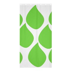 Green Water Rain Shower Curtain 36  X 72  (stall)  by Mariart