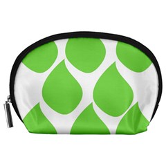 Green Water Rain Accessory Pouches (large)  by Mariart