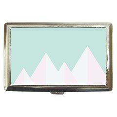 Montain Blue Snow Chevron Wave Pink Cigarette Money Cases