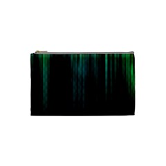 Lines Light Shadow Vertical Aurora Cosmetic Bag (small) 