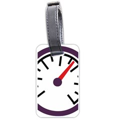 Maker Measurer Hours Time Speedometer Luggage Tags (one Side) 