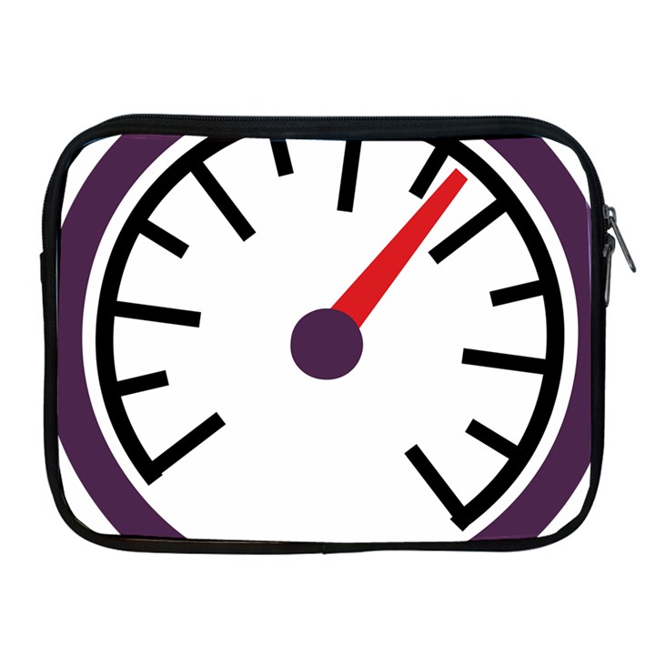 Maker Measurer Hours Time Speedometer Apple iPad 2/3/4 Zipper Cases