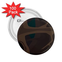 Tree Jungle Brown Green 2 25  Buttons (100 Pack) 