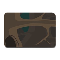 Tree Jungle Brown Green Plate Mats by Mariart