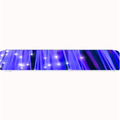 Neon Light Line Vertical Blue Small Bar Mats by Mariart