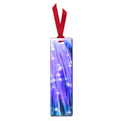 Neon Light Line Vertical Blue Small Book Marks