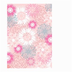 Scrapbook Paper Iridoby Flower Floral Sunflower Rose Small Garden Flag (two Sides) by Mariart