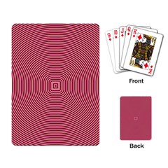 Stop Already Hipnotic Red Circle Playing Card by Mariart