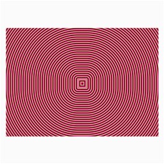 Stop Already Hipnotic Red Circle Large Glasses Cloth by Mariart