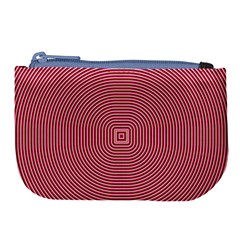 Stop Already Hipnotic Red Circle Large Coin Purse by Mariart