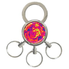 Abstract Art 3-ring Key Chains by ValentinaDesign