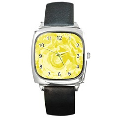 Abstract art Square Metal Watch