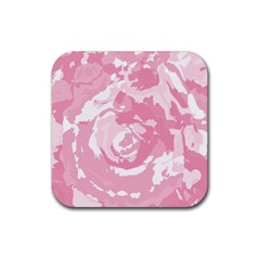 Abstract art Rubber Square Coaster (4 pack) 