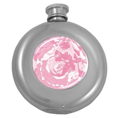 Abstract art Round Hip Flask (5 oz)