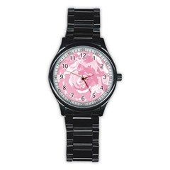 Abstract art Stainless Steel Round Watch