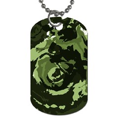 Abstract Art Dog Tag (one Side) by ValentinaDesign